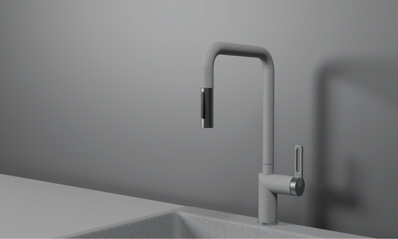 Смеситель для кухни Granula 8173, БАЗАЛЬТ базальт